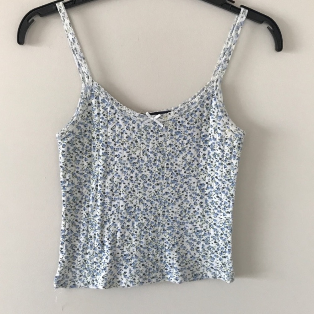Floral Brandy Tank